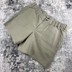 Carhartt Womens 12 Rugged Flex Work Shorts Solid Tan Relaxed Fit Gorpcore